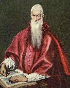 El Greco Hl. Hieronymus als Kardinal oil painting